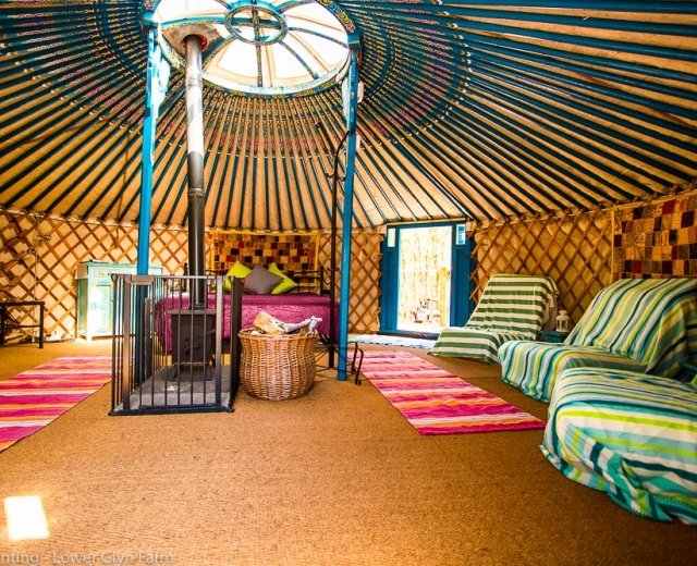 Glamping holidays in Monmouthshire, South Wales - Hidden Valley Yurts